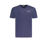 Blue Cotton Men T-Shirt - male - Fila - T-Shirts - Blue - L - Tops L