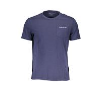 Blue Cotton Men T-Shirt Short Sleeve - male - Guess - T-Shirts - Blue - S - Tops S