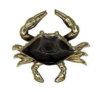 Blue Crab Door Knocker - Brass (Premium Size)