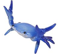 Blue Creative Crab Pen Holder Weightlifting Crabs Pen Stand Storage Rack, Pencil Holders Desk Supplies Holders and Dispensers, Office Desktop Decoration, Desk Accessories and Workspace Organizers