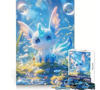 Blue Creature A Magical Forest Adults 1000 Piece Jigsaw Puzzle Memory Ability Soft Distraction Secure Join Festive Surprise (50X75CM)