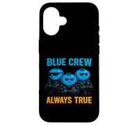 Blue Crew Always True Blueberry Gangsta Thug Fruit Case for iPhone 16