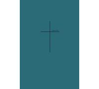 Blue Cross Journal: A Minimalist Christian Notebook with John 3:16 | Little Blessings Paper Company