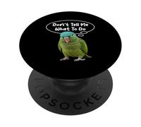 Blue Crowned Conure Lover Tell Me Blue Crowned Conure PopSockets Adhesive PopGrip