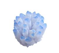 Blue Crystal Cluster - Quartz Geode with Beautiful Tips for, and Home Décor(300-400g)