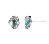 Blue Crystal Stud Earrings, Chic Twisted Snake Earringfor Mother Daughter Wife Mom Girlfriend Her