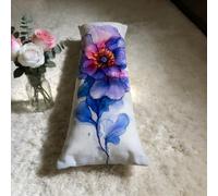 Blue Cushion Covers Winter 140 x 40cm Simple Lustrous Soft Velvet Touch Fabric to Adds a Luxe Feel to Living Room or Bedroom During Machine Washable, Hidden Zip, Practical Gifts The Cold Season 0B-882