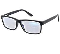 BLUE CUT Blue Light Blocking Glasses - Anti-Fatigue Computer Monitor Gaming Glasses Prevent Headaches Gamer Glasses unisex-adult|Black/Red|Large