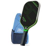 Blue Cut Pickleball Paddle - USAPA Approved Pickleball Paddles Racket with T700 Carbon Fiber, 16mm Honeycomb Core, Spin Surface, Pro Power Speed & Control - Includes Carry Bag