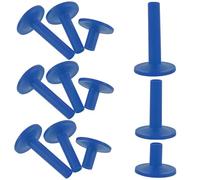 Blue Cymbal Stand Sleeves Plastic 12pcs for Drum Set Accessories | Stylish Replacement Part, Extends Service Life, Protects the Drum, Suitable for Different Drum Sets