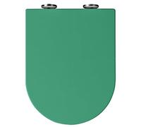 Blue D Shaped Elongated Toilet Seat with Soft Close 360° Adjustable Hinge Quick Release and Easy Installation Top Mount PP Toilet Seat