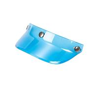 (blue) D7YA 3-Snap Helmet Peak Lens Sun Shade Shield Wear Resistant for 3/4 Motorcycle
