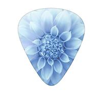 Blue Dahlia Flower Guitar Pick 12 Picks Fashion Durable Bass Plectrums In A Box For Ukulele Electric Guitar Bass