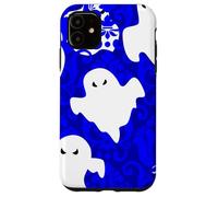blue damask ghost halloween paranormal apparition sinister Case for iPhone 11