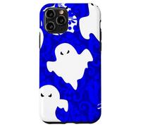 blue damask ghost halloween paranormal apparition sinister Case for iPhone 11 Pro