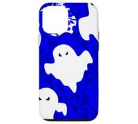 blue damask ghost halloween paranormal apparition sinister Case for iPhone 12 mini