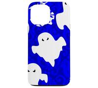 blue damask ghost halloween paranormal apparition sinister Case for iPhone 13 Pro Max