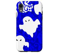 blue damask ghost halloween paranormal apparition sinister Case for iPhone XR