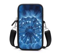 Blue Dandelion Cell Phone Bag with Detachable Strap, Aesthetic Mini Sling Bag Small Crossbody Bag for Phone