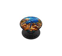 Blue Death-Feigning Beetle PopSockets Adhesive PopGrip