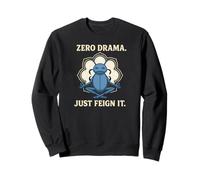 Blue Death Feigning - Resilient Beetle Design for Nature Sweatshirt