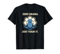 Blue Death Feigning - Resilient Beetle Design for Nature T-Shirt