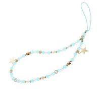 Blue Decoration Five-pointed Star Phone Handmade Charm Crystal Alloy