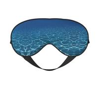 Blue Deep Ocean Sleep Eye Mas Updated Design Light Blocking Night Eye Blinder Men Women Shift Work Travel