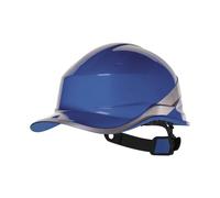 Delta Plus DIAM5 Baseball Shape Safety Cap, Adjustable, Blue