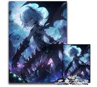 Blue Demon Wings Anime 1000Piece Jigsaw Puzzle Challenging Puzzles Ideal for Lover Perfect Christmas New Year Valentine's Gift 1000 PCS(38x26cm)