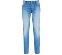 Blue Denim Jacket Ah1Mg000Dc99 - male - Balmain - Slim Fit Jeans - Blue - W31 - Jeans W31