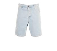 Carhartt WIP - Single Knee Heavy Stone Bleached Blue - Shorts - blue - W30 - 100% Cotton,Denim W30
