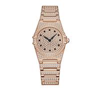 Blue Desert Constellation Manhattan Women s Luxury Watch Inlaid with Rhinestones Water- Ergonomic Comfort Precise Timekeeping