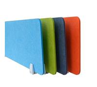 Blue Desk Privacy Divider Screen 40x30cm - Noise Reduction & Visual Blocker for Office - Effective Table Partition for Enhanced Focus Productivity & Efficiency