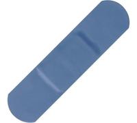 Blue Detectable Plasters - Standard Strip Plaster - 75 x 25 mm (Pack Of 100) - be fully prepared for an incident at home or at work