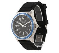Blue Dial Mens Analog Casual Quartz Coach Coach Clock Outlet 14602066