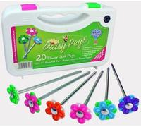 Blue Diamond 20 Daisy Pegs with 40 assorted heads -