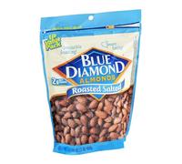 Blue Diamond Almond Rstd Salted, 16 Oz, Pack of 6