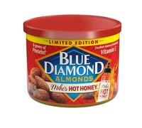 Blue Diamond Almonds, Made with Mike's Hot Honey Infused with Chilies for a Perfect Sweet and Spicy Snack Nut Combination, 170.1 g Can