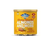 Blue Diamond Almonds, Mixed Nuts Sweet Honey Roasted Deluxe Snack Nuts, Almonds, Pistachios and Cashews, 396.9 g Tin (Pack of 1)