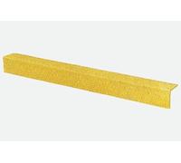 Blue Diamond Anti-Slip Grp Stair Nosing, Anti Slip Stair Treads, Non Slip Strips For Decking, 55mm x 55mm - Yellow 3M