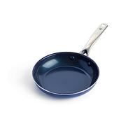 Blue Diamond Cookware Diamond Infused Ceramic Nonstick 20 cm Frying Pan Skillet, PFAS-Free, Oven Safe, Blue