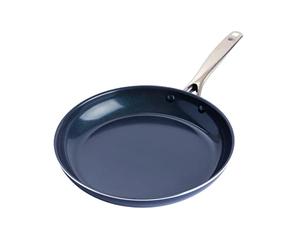 Blue Diamond Cookware Diamond Infused Ceramic Nonstick 30 cm Frying Pan Skillet PFAS-Free Oven Safe Blue