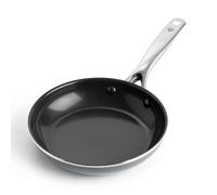 Blue Diamond Cookware Diamond Infused Ceramic Nonstick 8" Frying Pan Skillet, PFAS-Free, Dishwasher Safe, Oven Safe, Grey