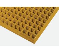 Blue Diamond Grp Grating Anti-Slip 3660 X 1220 X 25mm Sq Grip Top - Yellow