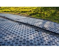 Blue Diamond Heavy Duty Ground Protection Mat 1200mm X 2400mm - 60 Tonn Pallet Of 30)