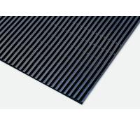 Blue Diamond Interflex Anti-Slip Anti-Fatigue Duckboard Matting 80Cm X 10M Roll Black