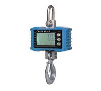 (Blue) Digital Hanging Scale 1000kg/ 2204lbs Portable Heavy Duty Crane Scale Lcd Backlight Industrial Hook Scales Unit Change/ Data Hold/ Tare/ Zero Compitia