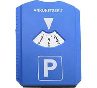 Blue Digital Parking Timer Parking Disc with Ice Scraper European Parking Clock 24 Hour Time Display Automotive for Car Winter Packing Tools and Equipment