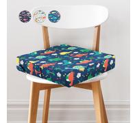 (Blue dinosaur) Children Highchair Pad 8cm Booster Seat Cushion